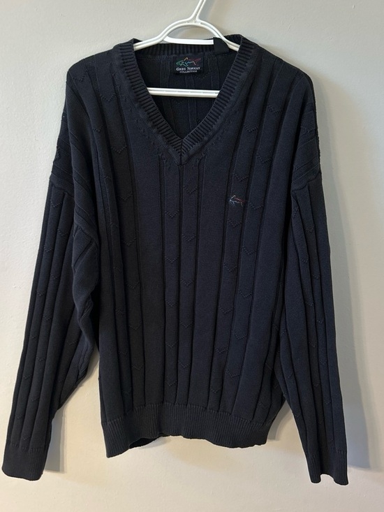 Greg Norman Collection Other - Greg Norman Collection Men's Black V-Neck Cable Sweater